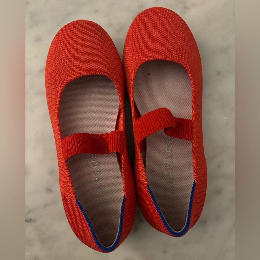 Rothy's Red Kids Mary Jane’s Shoes